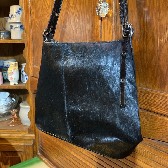 Plinio Visona purse black patent leather. - Picture 2 of 12
